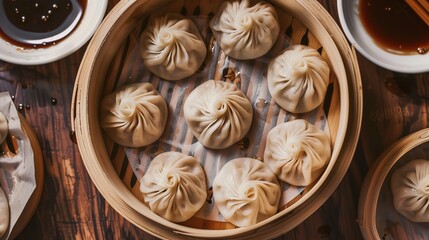Authentic Chinese Xiaolongbao (Steamed Soup Dumplings): Pork, Crab Roe & Vegetarian Flavors with Juicy Filling & Thin Wrapper – Perfect for Breakfast, Restaurant Meals, Homemade Cooking & Gift Sets