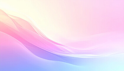 Obraz premium Smooth pastel gradient background with soft blending of colors, minimal abstract design, modern and calming style, perfect for web and mobile. No people.