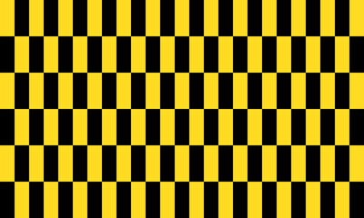 Checkerboard pattern with black and yellow checkered design.