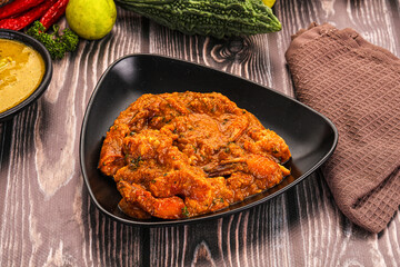 Indian cuisine - Prawns malabar masala