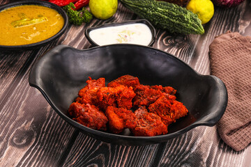 Indian cuisine - hot Fish Tikka
