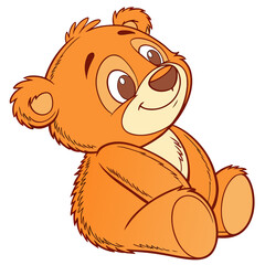 Teddy bear vector cute bear vector art
