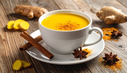 Golden Turmeric Ginger Drink.