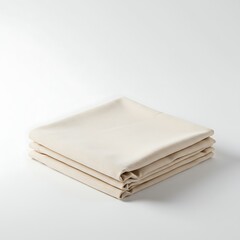 Folded Fabric Square Stack Clean Minimalist Style