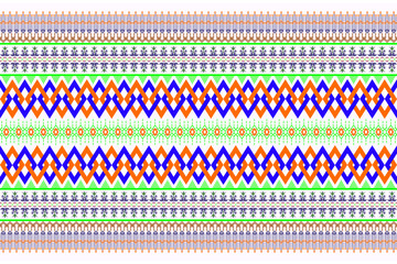 Vector borderless fabric pattern