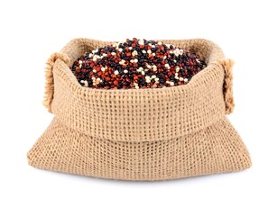 Quinoa in a burlap sack (1)