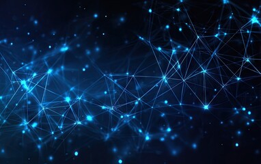 Abstract Network Connections Digital Technology.