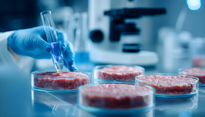 Lab Grown Meat Product Showcasing Biotech Innovation in Food Industry