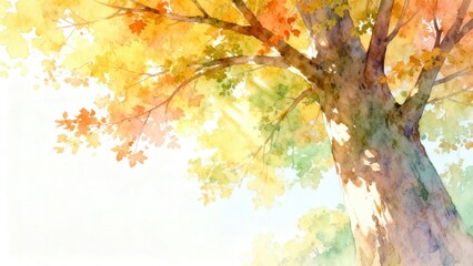 Big Tree in Autumn Sunshine