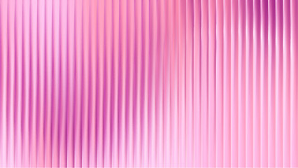 Y2K ribbed fractal glass pink gradient and fluted light effect. Abstract neon texture translucent acrylic pattern for cosmetic wall. Iridescent diamond distortion glossy linear premium panel.