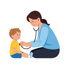 Pediatrician Checking Child Health