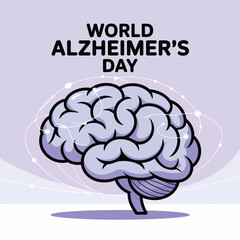 World Alzheimer’s Day Brain Awareness Design