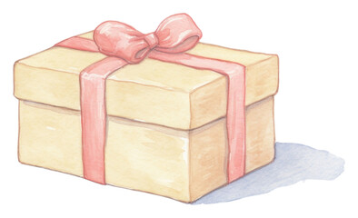 Fototapeta premium PNG Gift box white background celebration.