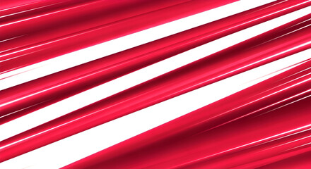 Crimson and White Stripes - A Dynamic Abstract Composition.