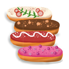 illustrations Chocolate Roll / Swiss Roll