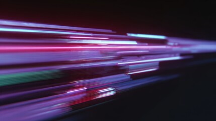 retro VHS glitch background with neon scan lines