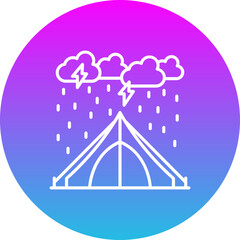 Obraz premium Raining Icon