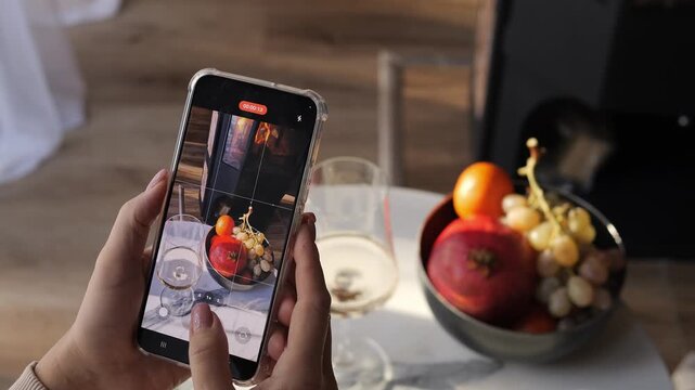 Objective view on social media habits showing how daily beauty becomes shared through constant shooting capturing authentic moments with shooting that reveals unnoticed charm via mindful shooting