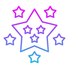 Obraz premium Stars Icon
