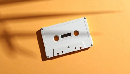Obraz premium Retro cassette sensibility staying above the sunburst