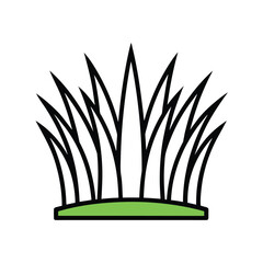 vector illustration of a grass