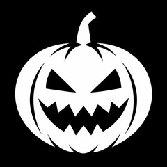 halloween pumpkin on a black