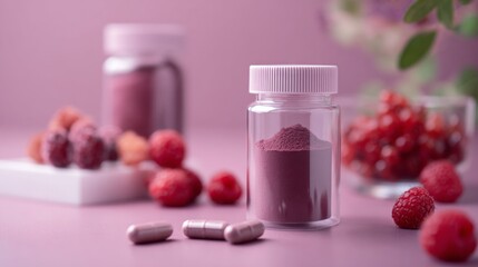 Supplements styled health lifestyle advertising product composition photography vitamins nutrition