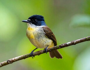 Small bird perched on a branch