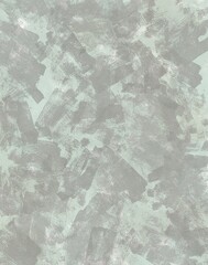 Gray abstract painted texture on green background 