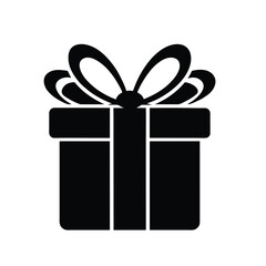 gift box with ribbon vector illustration
