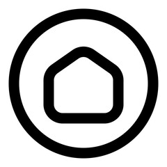 smart home outline icon set