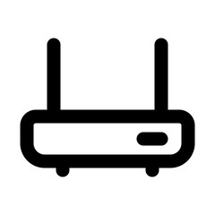 smart home outline icon set