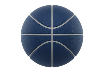 Isolated Blue Basketball for Sport Training Team Play, Game or Competition, Outdoors