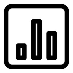 media social outline icon set