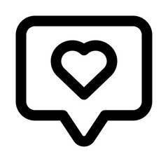 media social outline icon set