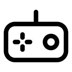 game outline icon set