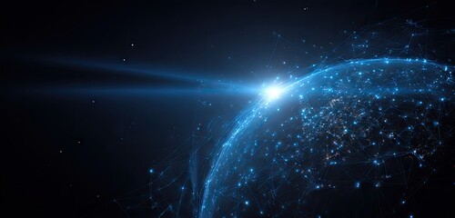 Abstract Digital Earth in Space.