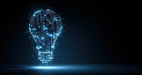 Innovative Lightbulb Concept Illustrates Technological Advancement.