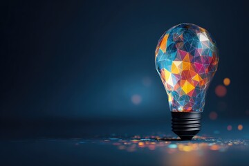 Innovative Idea Lightbulb Concept.