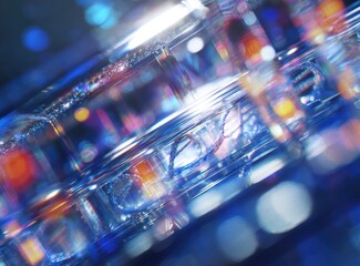 Abstract Colorful Geometric Pattern.