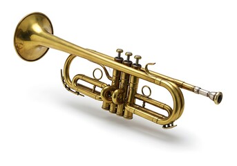 Fototapeta premium Golden trumpet instrument