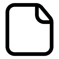 folder outline icon set