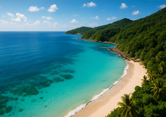 Obraz premium sea and island