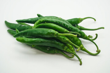 Fresh Green Chili Peppers A Spicy Harvest