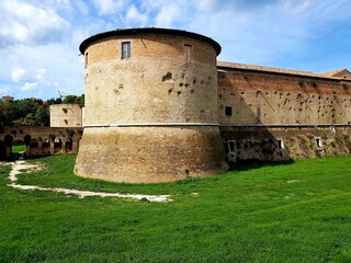 The ancient fortress of Costanza in Pesaro, Italy