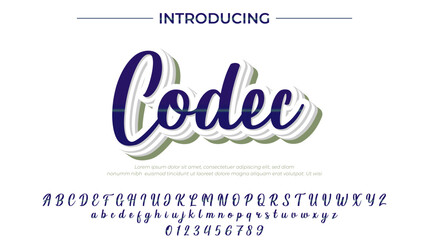 Codec - Elegant Script Font for Smooth Handwritten Design and Creative Typography