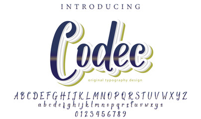 Codec - Elegant Script Font for Smooth Handwritten Design and Creative Typography