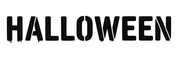 Halloween Text Vector