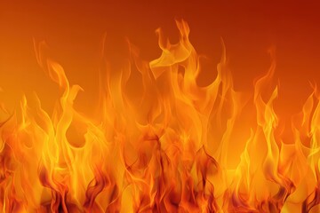Vivid illustration of blazing fire flames in high-resolution. Perfect for safety campaigns, fire safety education, emergency response training, and creating impactful, dramatic visual effects.