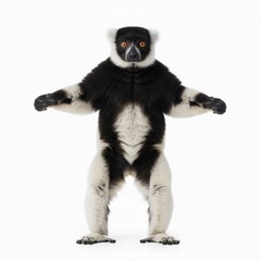 Obraz premium black and white bear